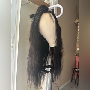 100% Human Hair 360 HD Lace 26 Inch Wig + Freebies